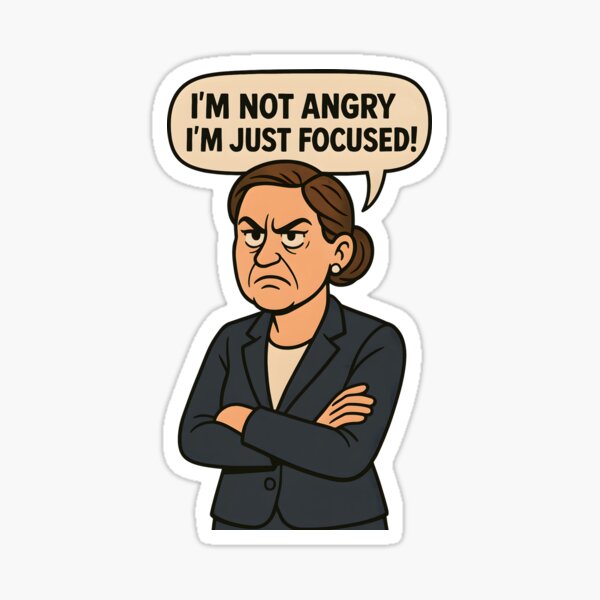 Artikel-Vorschau von I'm not angry - I'm just Focused!, designt und verkauft von madrigenum.