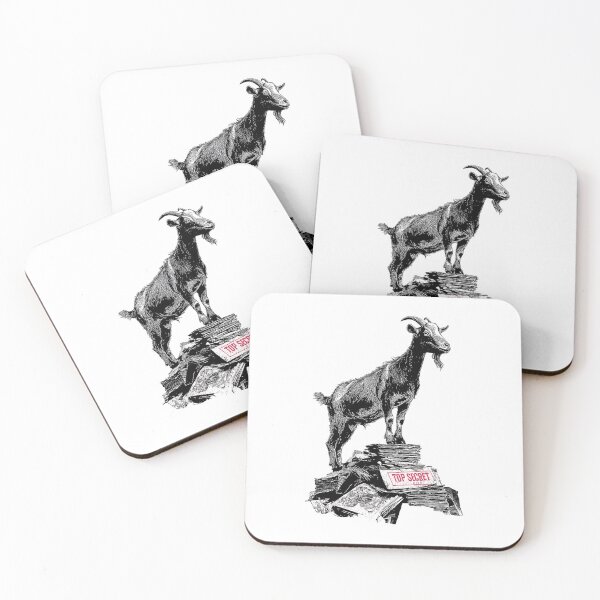 Item preview, Banksy Top Secret Goat - Guardian of Classified Info designed and sold by hamishby.