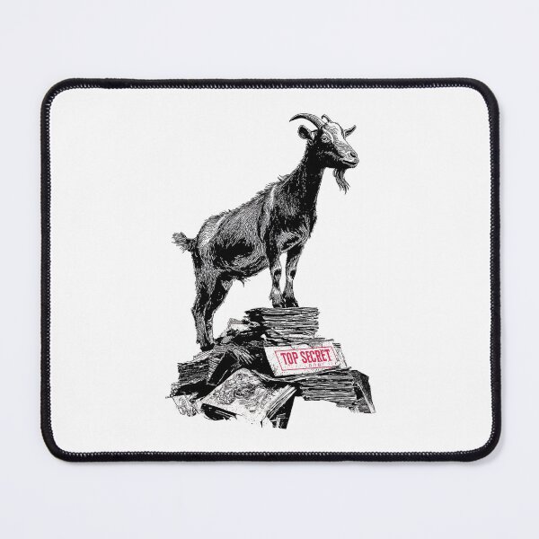 Item preview, Banksy Top Secret Goat - Guardian of Classified Info designed and sold by hamishby.