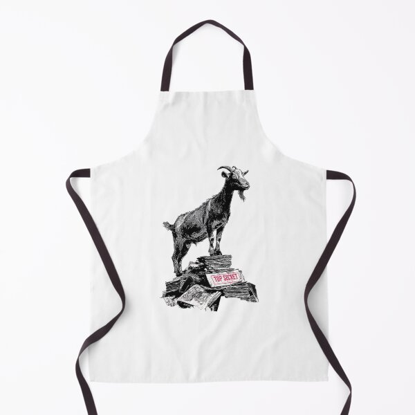 Item preview, Banksy Top Secret Goat - Guardian of Classified Info designed and sold by hamishby.