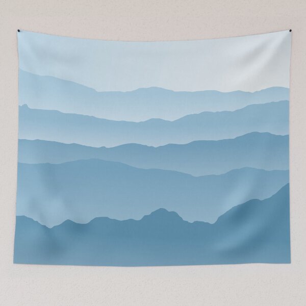 Item preview, Landscape in blue designed and sold by Javier Narváez Solarte.