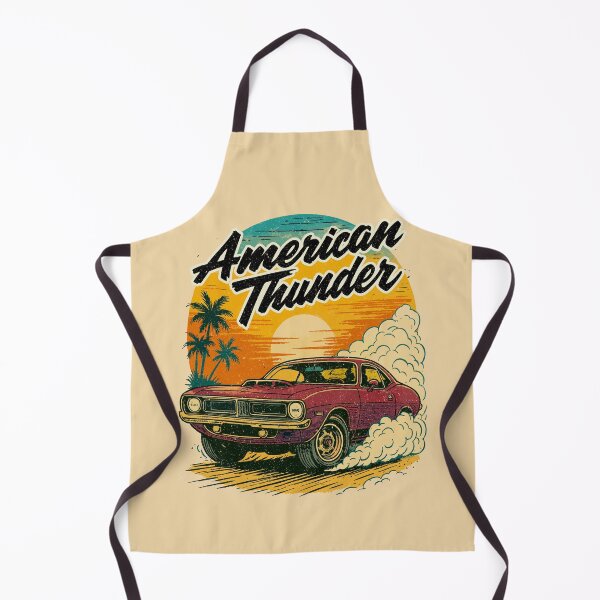 Item preview, American Thunder Muscle Car Sunset Burnout designed and sold by SteadyRolling.