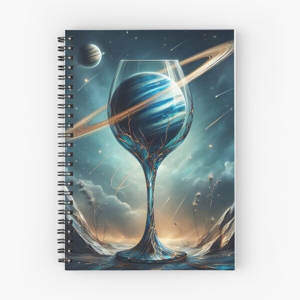 Item preview, Saturn Wine Glass, Ai Generated Art  designed and sold by ACC .