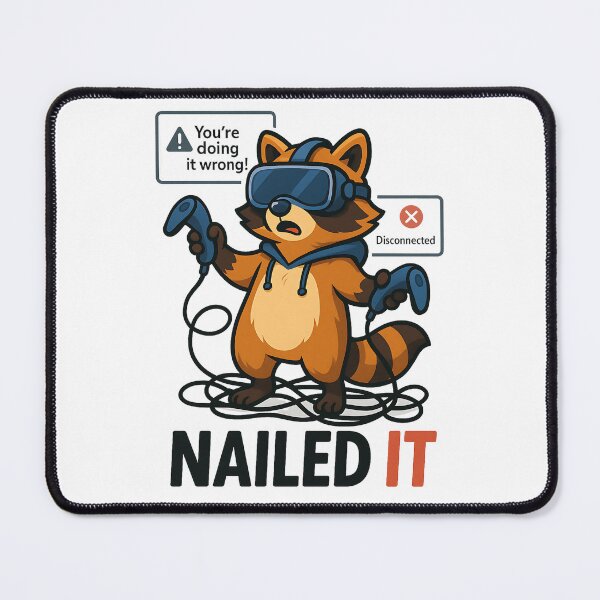 Item preview, Nailed It - VR Raccoon Chaos designed and sold by Taans-Creation.