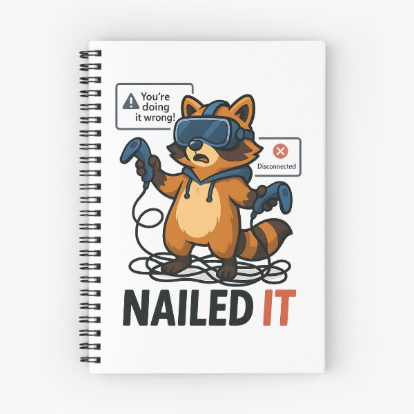 Item preview, Nailed It - VR Raccoon Chaos designed and sold by Taans-Creation.