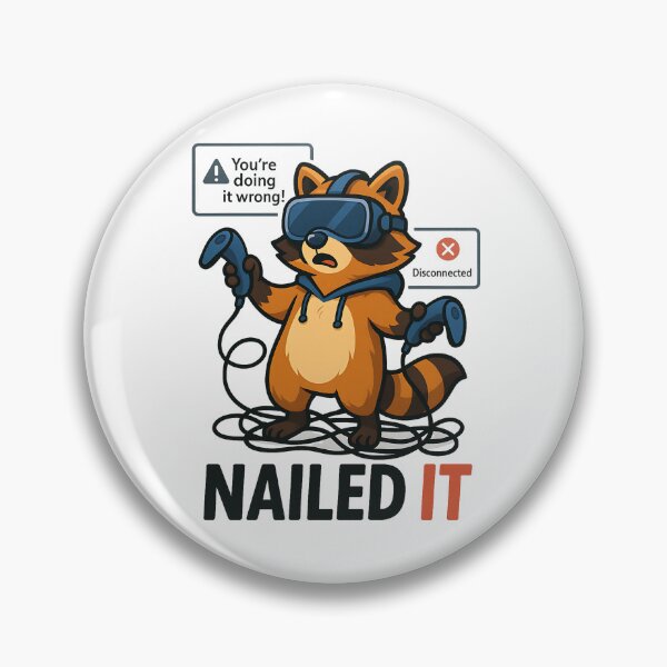 Item preview, Nailed It - VR Raccoon Chaos designed and sold by Taans-Creation.