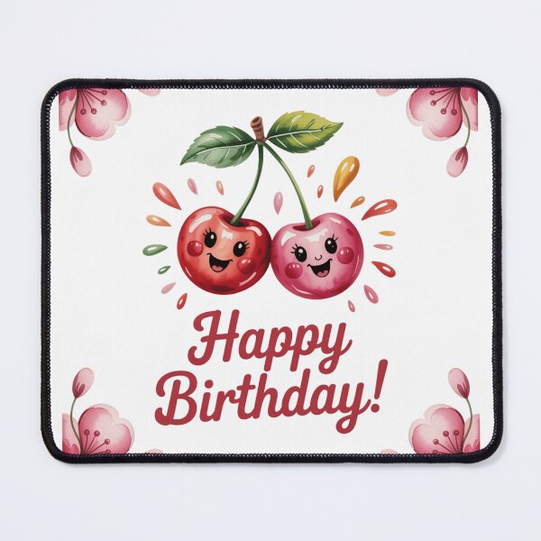 Item preview, Happy birthday cherries designed and sold by ArtQueen777.