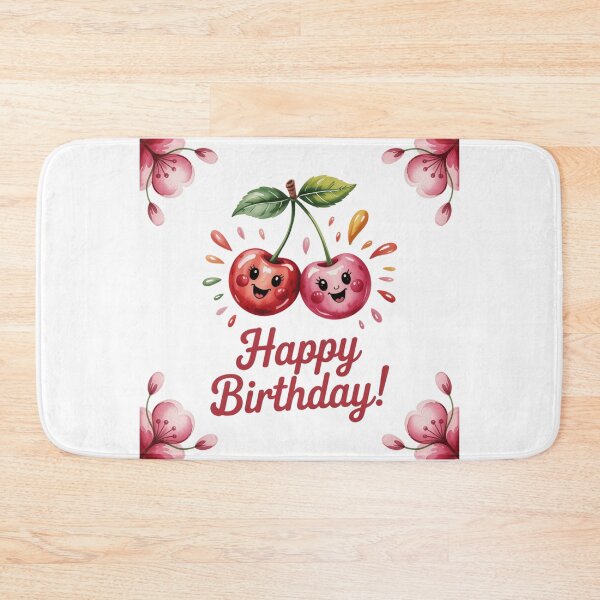 Item preview, Happy birthday cherries designed and sold by ArtQueen777.