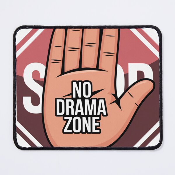 Item preview, No Drama Zone - Funny Silly Sayings designed and sold by WhimWiz.