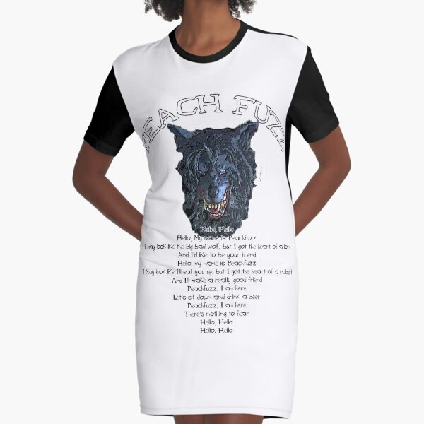 Peach Fuzz song Lyrics. Creep movie Graphic T-Shirt Dress for Sale by  HeardUWereDead