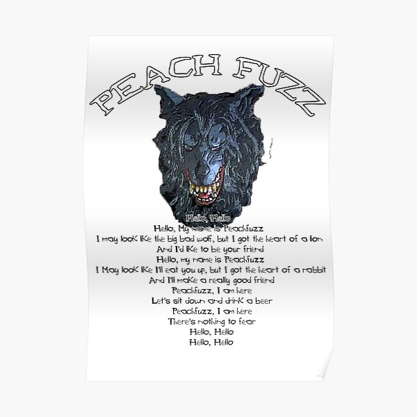 Peach Fuzz song Lyrics. Creep movie Poster