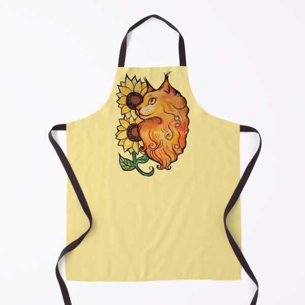 Item preview, Sunflower Maine Coon Cats designed and sold by FrictionMaxxing.
