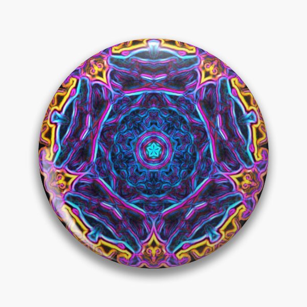 Item preview, Mandala Style Five Point Talisman Neon designed and sold by Static-Fractal.
