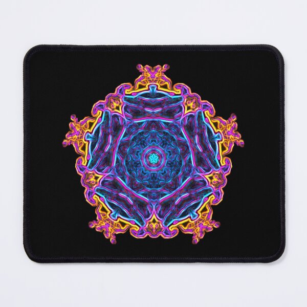 Item preview, Mandala Style Five Point Talisman Neon designed and sold by Static-Fractal.