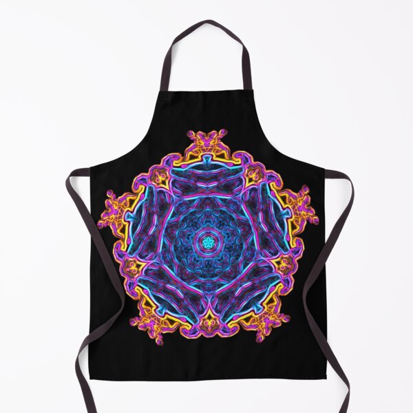 Item preview, Mandala Style Five Point Talisman Neon designed and sold by Static-Fractal.