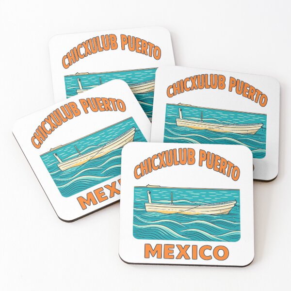 Item preview, Chicxulub Puerto – Mexico (with Orange Lettering) designed and sold by VelvetRoom.