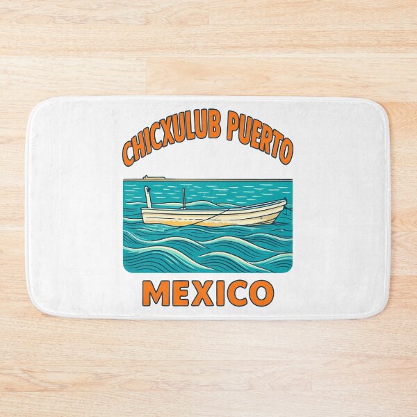 Item preview, Chicxulub Puerto – Mexico (with Orange Lettering) designed and sold by VelvetRoom.