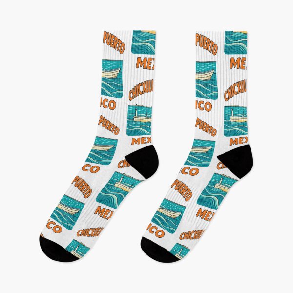 Item preview, Chicxulub Puerto – Mexico (with Orange Lettering) designed and sold by VelvetRoom.