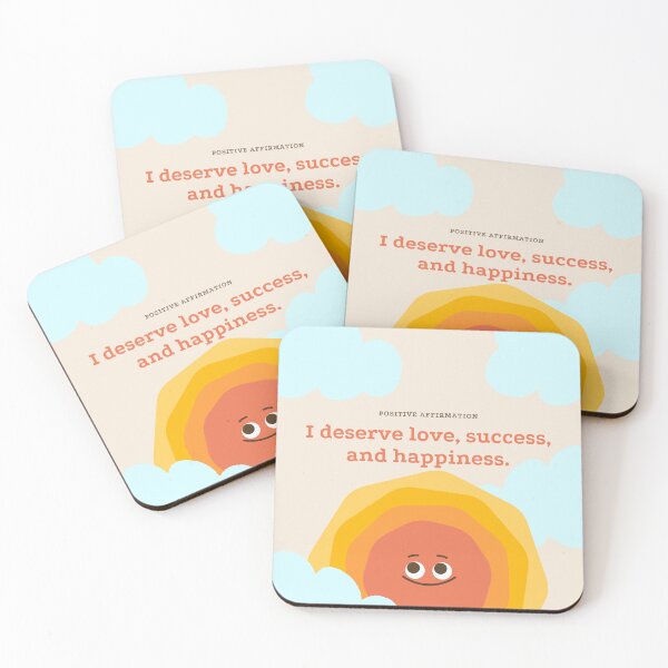Item preview, i deserve love,success and happiness designed and sold by Taloory.