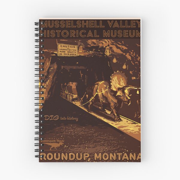 Item preview, Musselshell Valley Historical Museum designed and sold by MTDinoTrail.