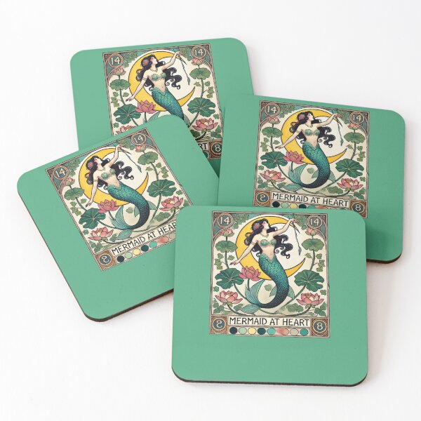 Item preview, Mermaid at Heart designed and sold by FrictionMaxxing.