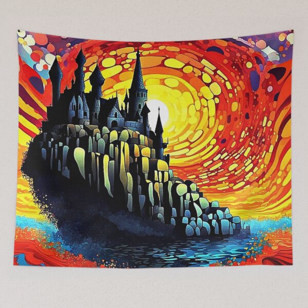 Item preview, Castle on Pinnacle 3 designed and sold by George Hutton Hunter.