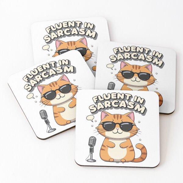 Item preview, Sarcastic Orange Cat in Sunglasses designed and sold by Shahbazumar.