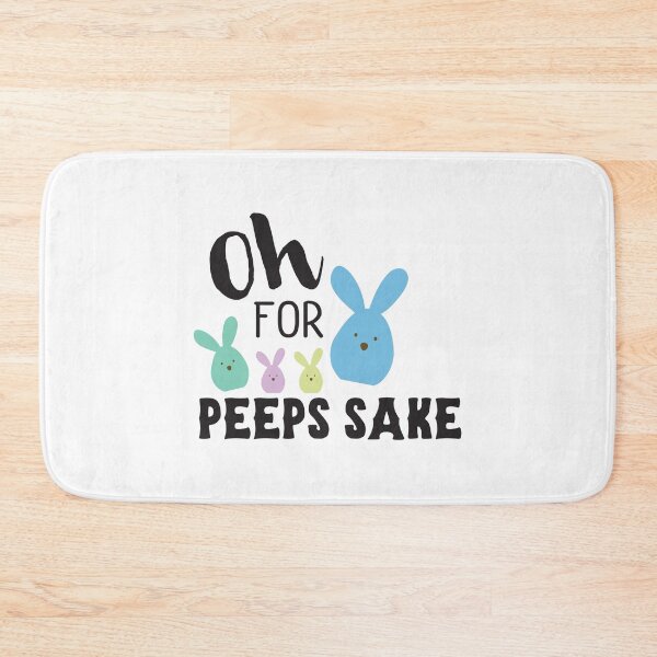 Item preview, Mind Over Body – MotivationalOh For Peeps Sake – Funny Easter Bunny Pastel Design Barbell Squat Silhouette Design designed and sold by TeesHearts100.