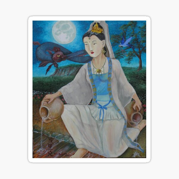 Quan Yin, Jewel In the Lotus Sticker