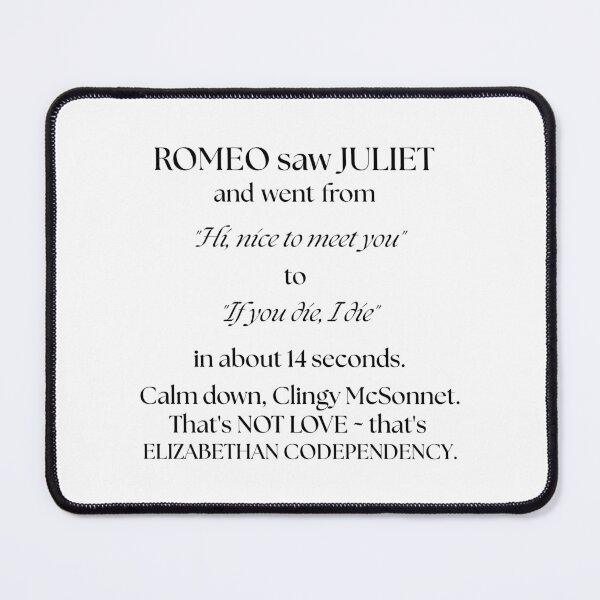Item preview, Dating Joke Shakespeare Style designed and sold by ObsidianDaz.