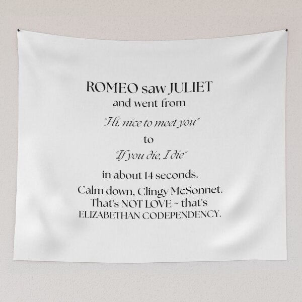 Item preview, Dating Joke Shakespeare Style designed and sold by ObsidianDaz.