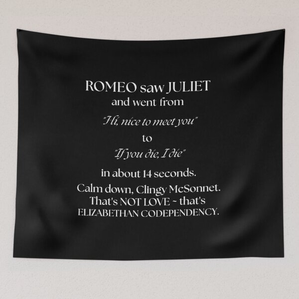 Item preview, Dating Joke Shakespeare Style designed and sold by ObsidianDaz.