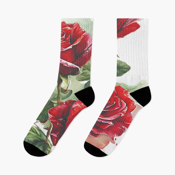 Artikelvorschau, Blumenmarkt mit roter Rose - Classic T-Shirt entworfen und verkauft von BASFARFASHION.
