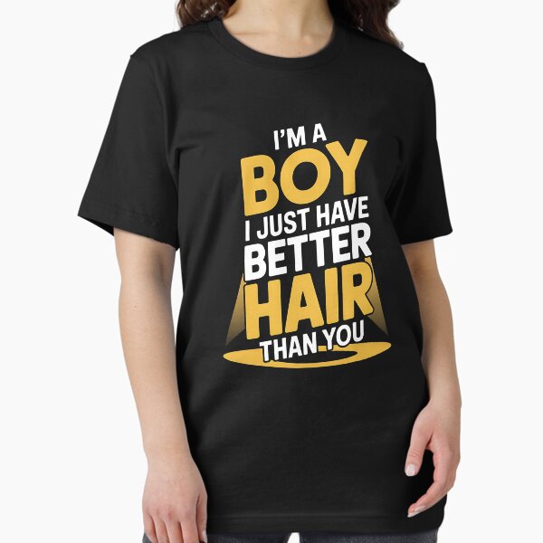 Item preview, I'm A Boy I Just Have Better Hair Than You | Funny Hair Quote Gift for Boys designed and sold by holly-renee.