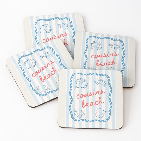 Item preview, cousins beach coastal blue print designed and sold by amyshira7.
