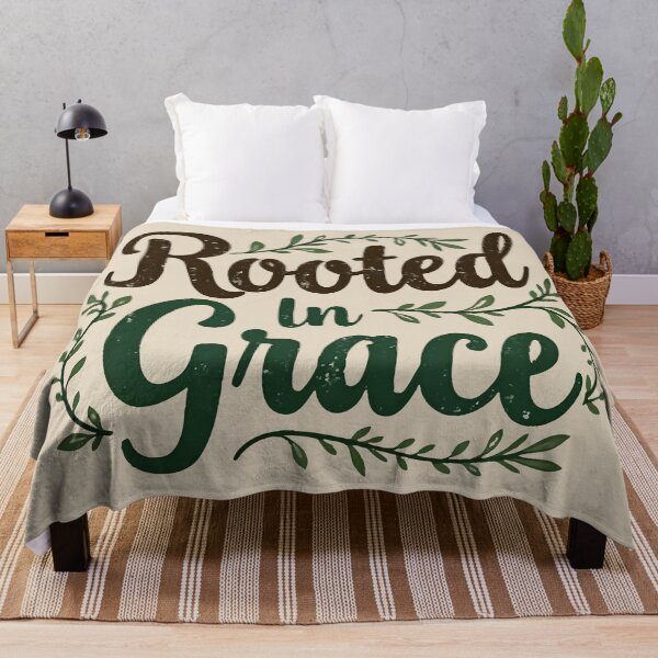 Item preview, Rooted in Grace — Elegant Faith & Strength Typography Design designed and sold by Dreambytes.