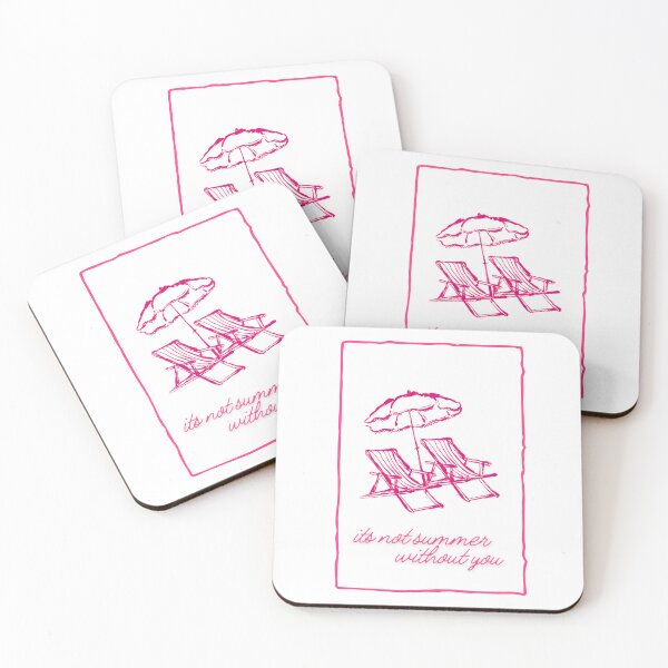 Item preview, its not summer without you beach chairs coastal pink designed and sold by amyshira7.