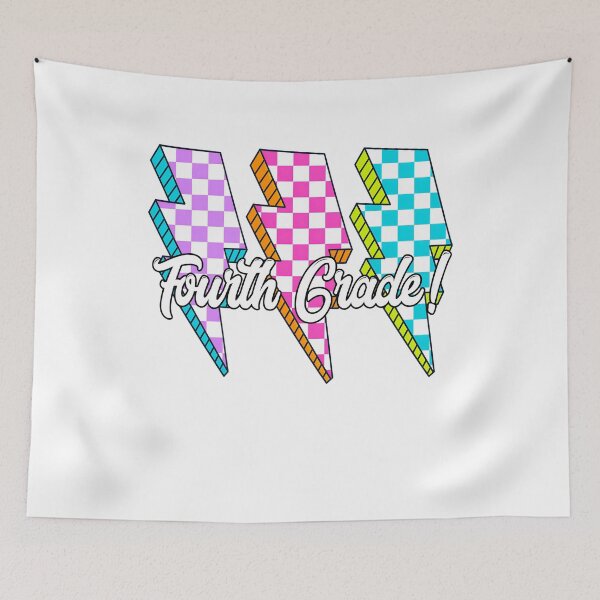 Item preview, Fourth Grade Lightning Bolt Colorful Back To School Bold Classroom Design designed and sold by tigger shop.