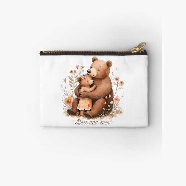 Item preview, Best Dad Ever – Cute Bear Father and Daughter Watercolor Hug Design designed and sold by LizaRancel.