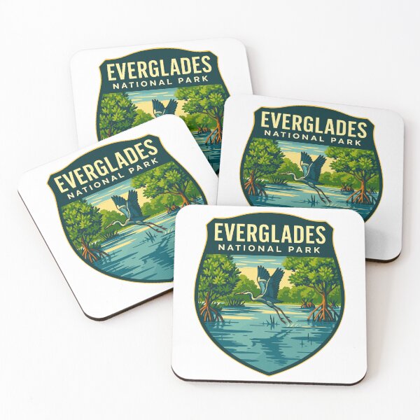 Item preview, Everglades National Park Retro Swamp Wildlife Sticker designed and sold by Ismeal Von.