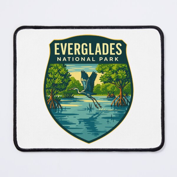 Item preview, Everglades National Park Retro Swamp Wildlife Sticker designed and sold by Ismeal Von.