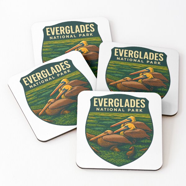 Item preview, Everglades National Park Retro Swamp Wildlife Sticker designed and sold by Ismeal Von.