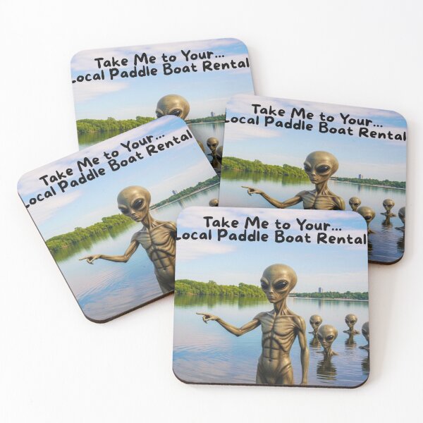 Item preview, Alien Invasion at the Lake – Extraterrestrial Encounter designed and sold by Artitude Studio.