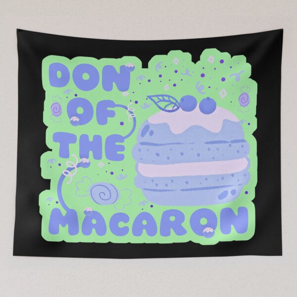 Item preview, Cute French Food Macarons Food Quote Humor designed and sold by Renata Illustrata.