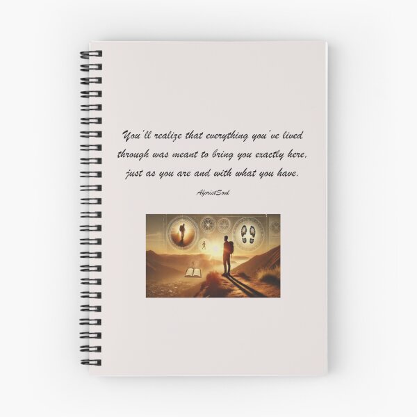 Item preview, Everything Led You Here – Inspirational Quote for Self-Acceptance designed and sold by AforistSoul.