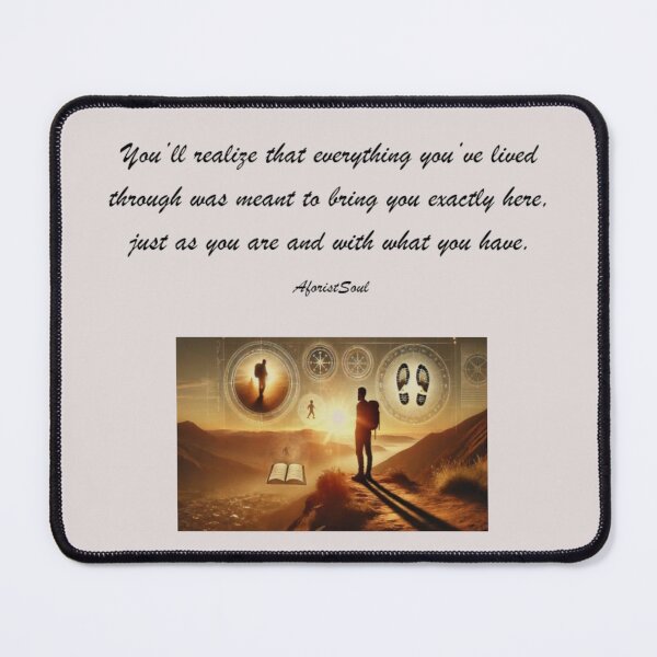 Item preview, Everything Led You Here – Inspirational Quote for Self-Acceptance designed and sold by AforistSoul.