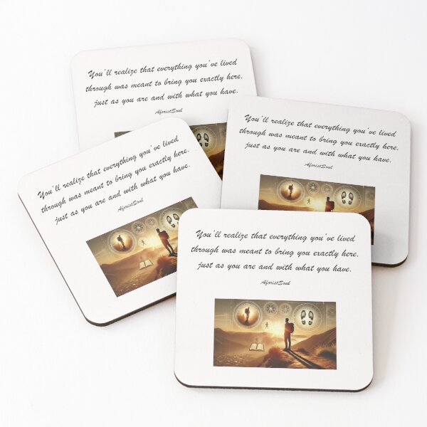 Item preview, Everything Led You Here – Inspirational Quote for Self-Acceptance designed and sold by AforistSoul.