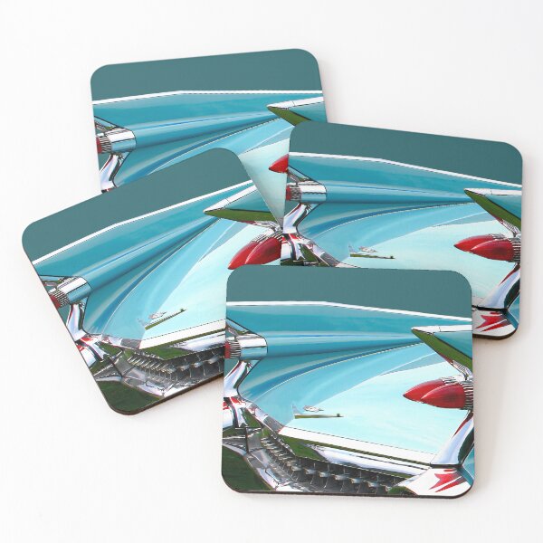 Item preview, 1959 Cadillac Sedan deVille Tailfins designed and sold by Peter Kraaibeek | Generative Designs and Car Art.