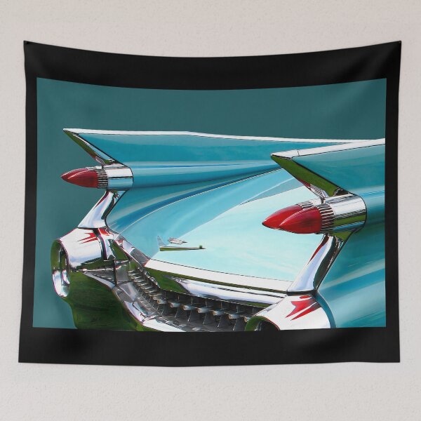 Item preview, 1959 Cadillac Sedan deVille Tailfins designed and sold by Peter Kraaibeek | Generative Designs and Car Art.