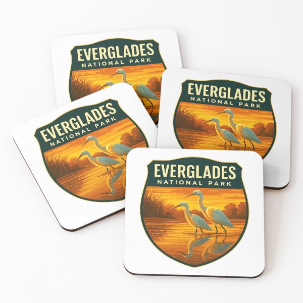 Item preview, Everglades National Park Retro Swamp Wildlife Sticker designed and sold by Ismeal Von.